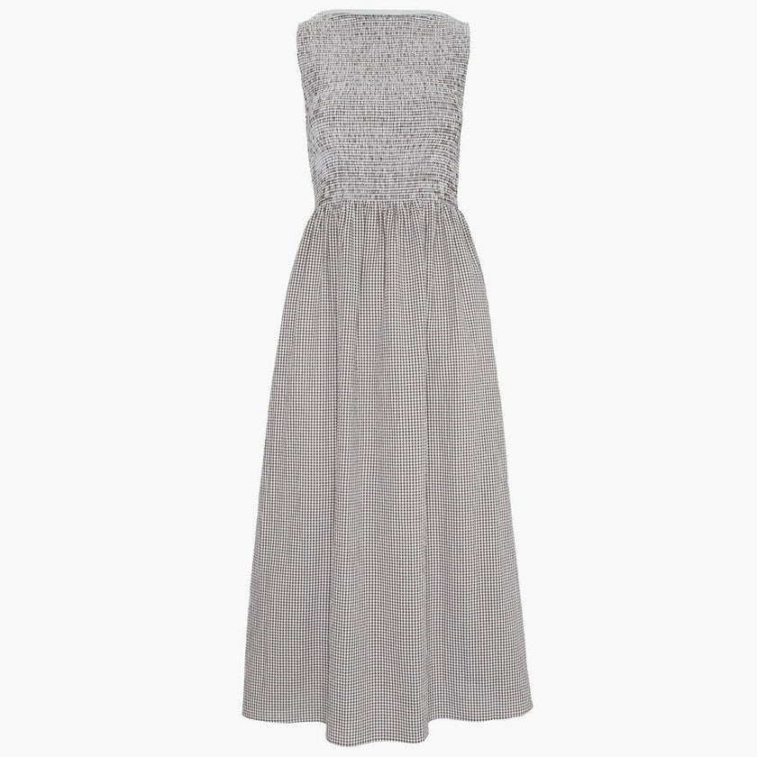 The Cosima Nap Dress - Chocolate Gingham