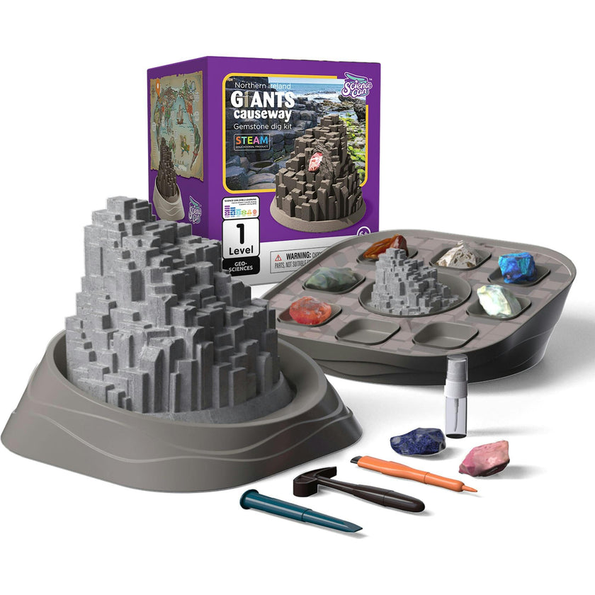 Hape: Science Can: Northern Ireland Giants Causeway Gemstone Dig Kit