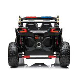 24V 4x4 Freddo Storm Police UTV 2-Seater for Kids with Lights & Sirens for Action-Packed Adventures