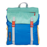 Sleep-N-Pack™ – Big Kid Size | Color Block Camp Collection: Blue Smile Face