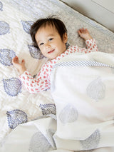 Luxe Natural Cotton Receiving Blanket