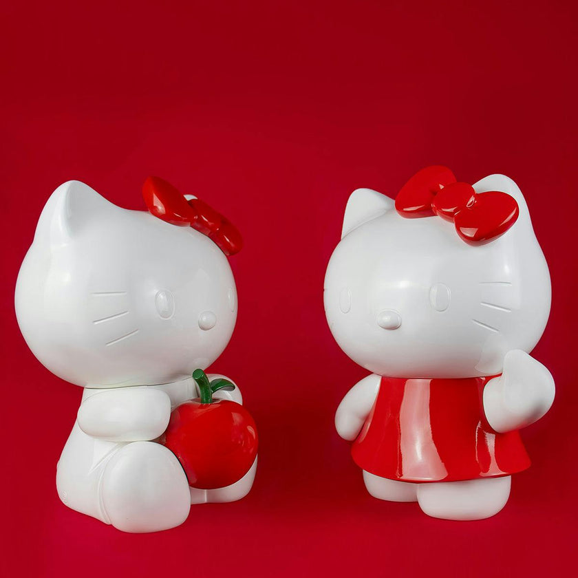 Hello Kitty ROBE White & Red Dress 10.5in