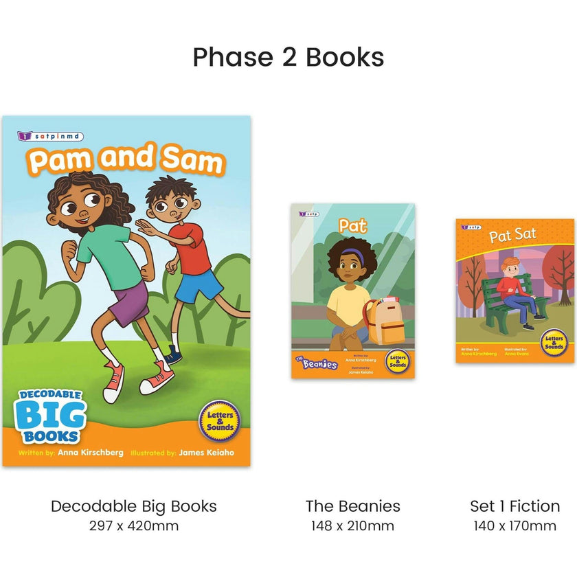 Beanstalk Books: Decodable Big Books Fiction - 6 XL Books