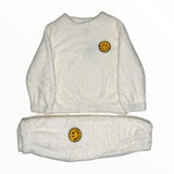 Blue Bright Smile Patch Fuzzy Set