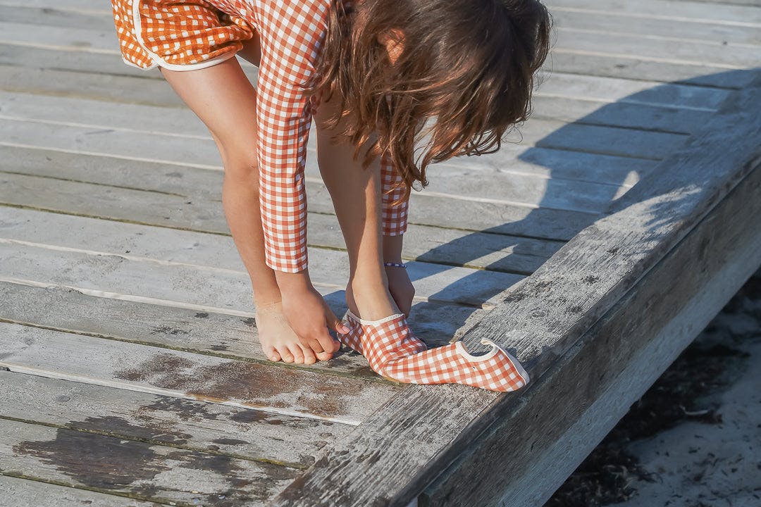 Swim Shoes - Sienna Gingham