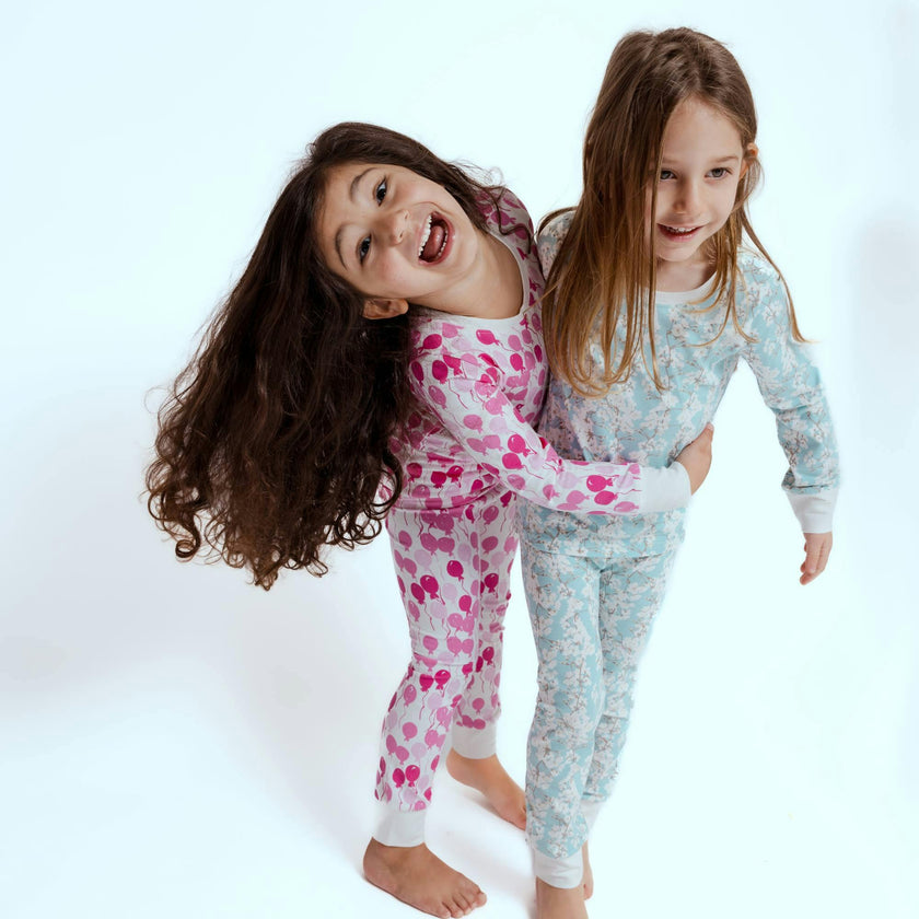 Print Long Sleeve Pajamas
