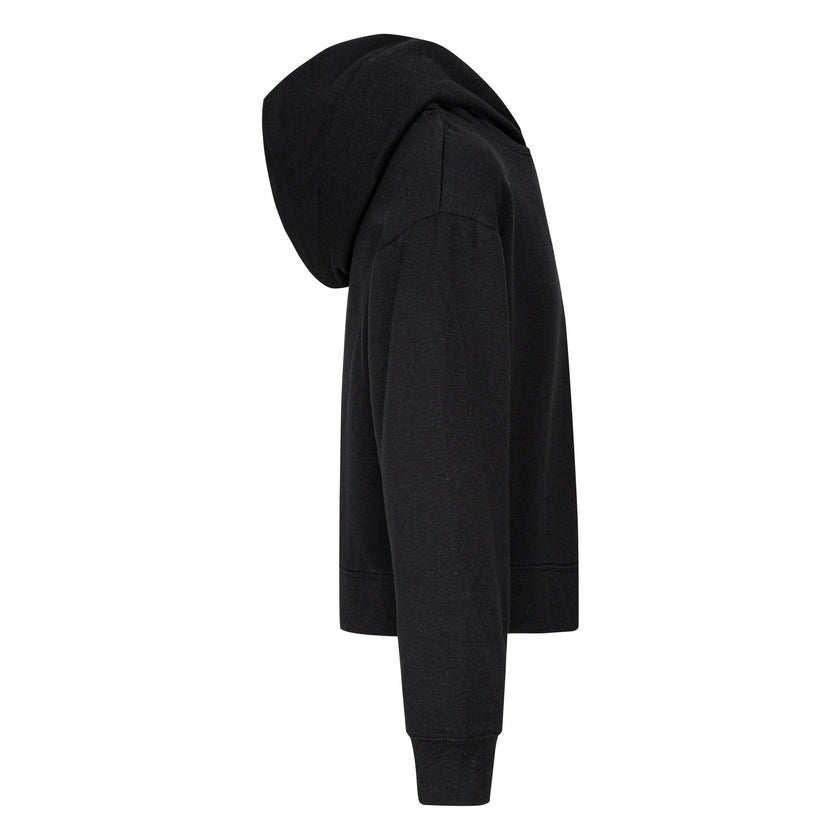 Black Jumpman Cropped Hoodie