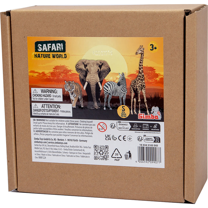 Animals Set: Safari - 5pc