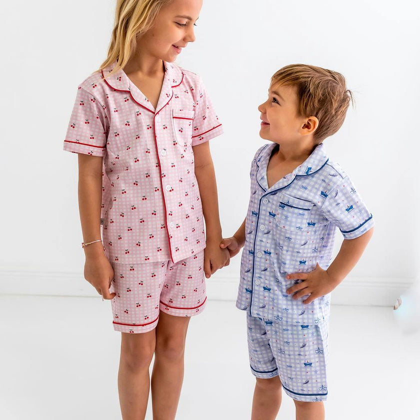 Sailors Boy Pima Cotton Short Pajama Set – Soft Two-Piece