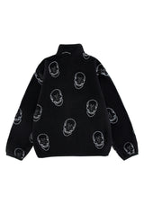Embroidered Pull Over Polar Fleece, Skulls