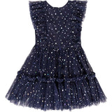Mini Brynlee Dress in Sparkling Stars Navy