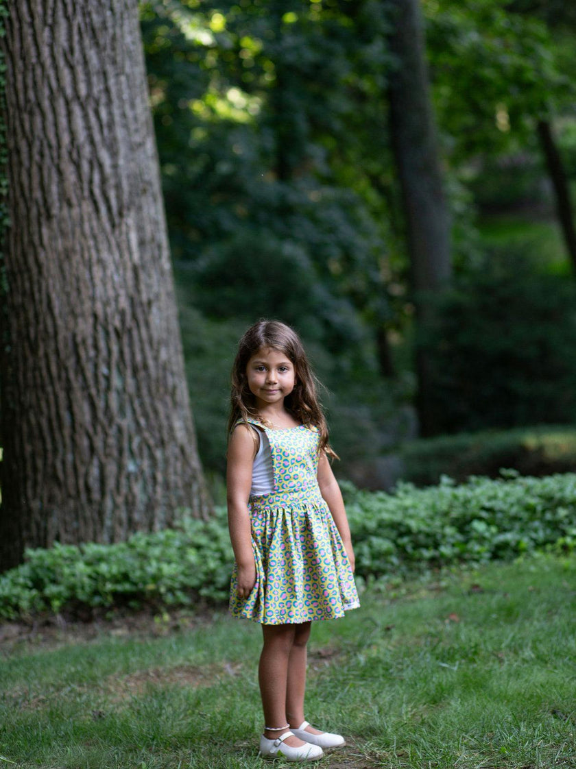 Pinafore Dress in Cheetah