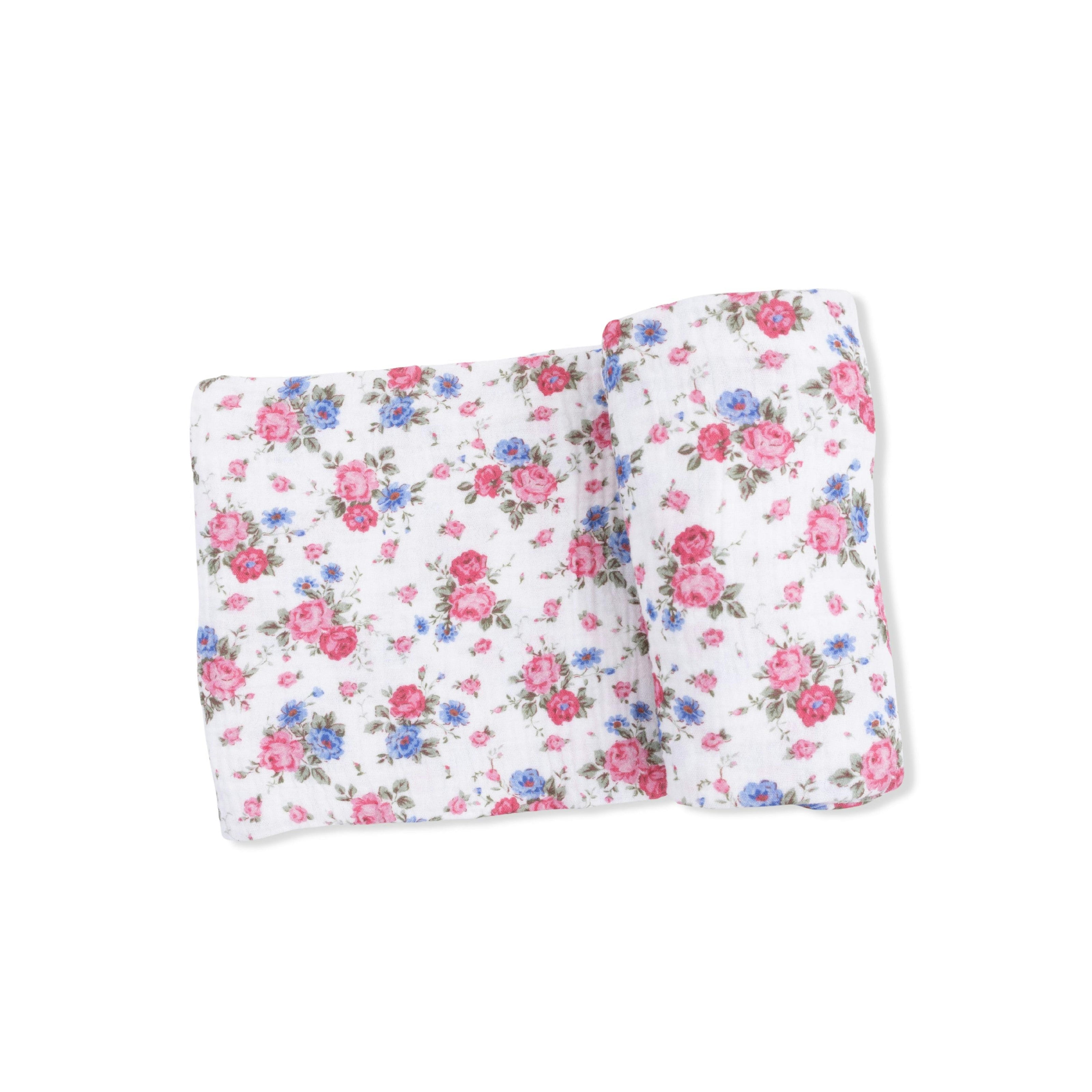 Cabbage Roses - Swaddle Blanket