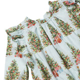 Girls Harper Dress - Trees and Presents