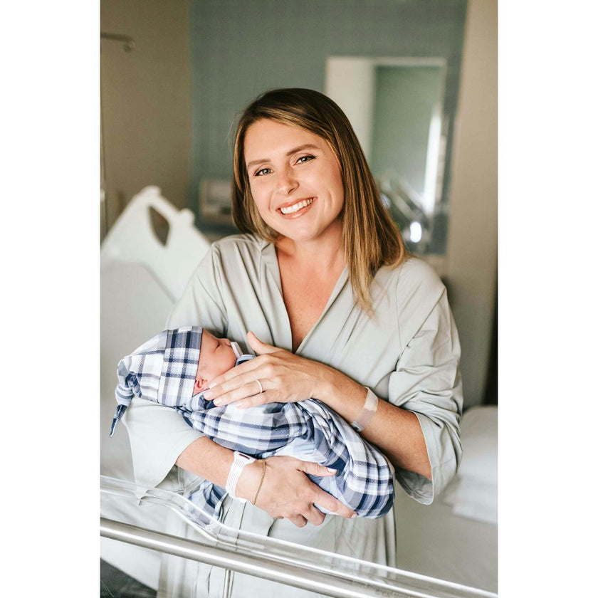 Mommy Robe - Solid Grey