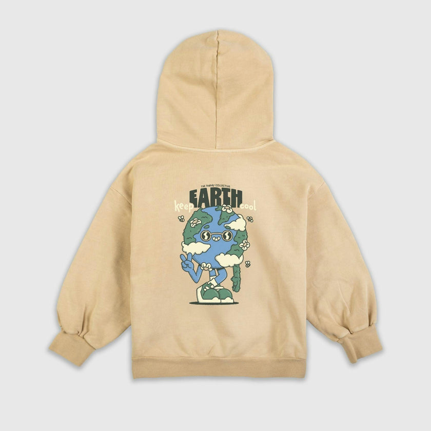 Earth Day Natural Dye Pullover in Shortbread