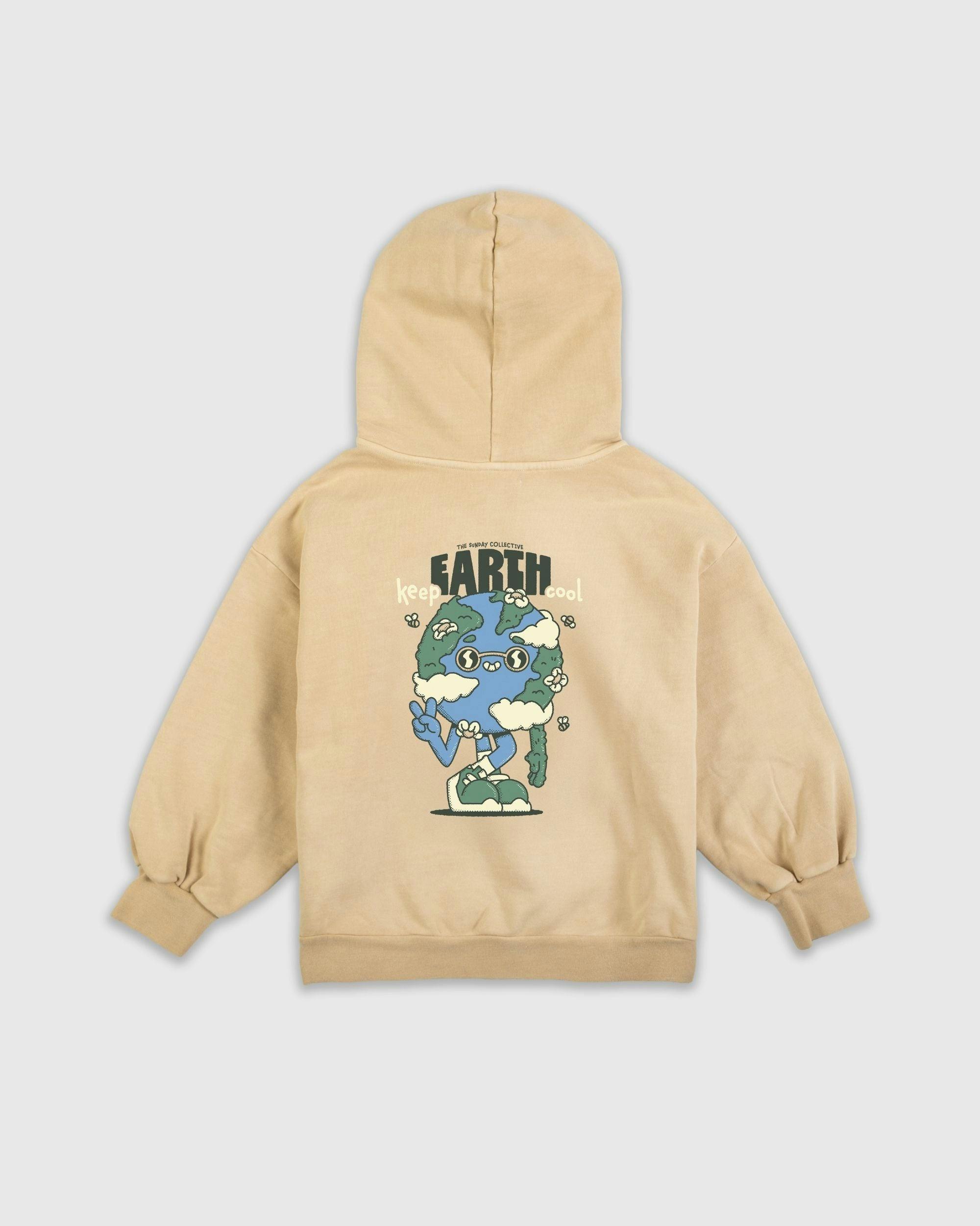 Earth Day Natural Dye Pullover in Shortbread