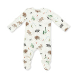 Northern Woodland Animals - 2 Way Zipper Footie