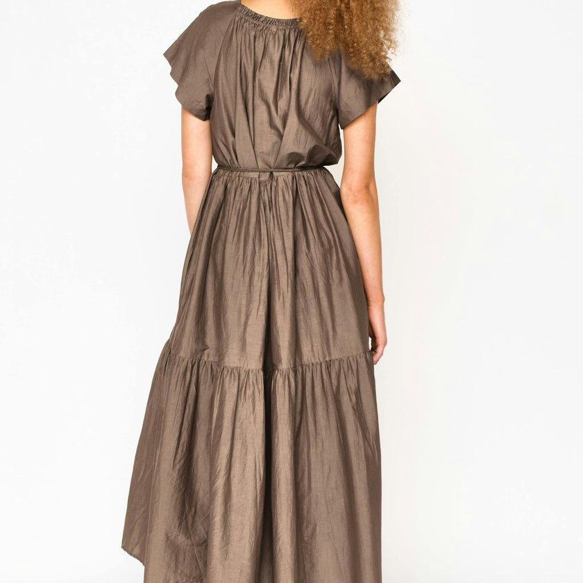 Vienna Maxi Dress in Walnut