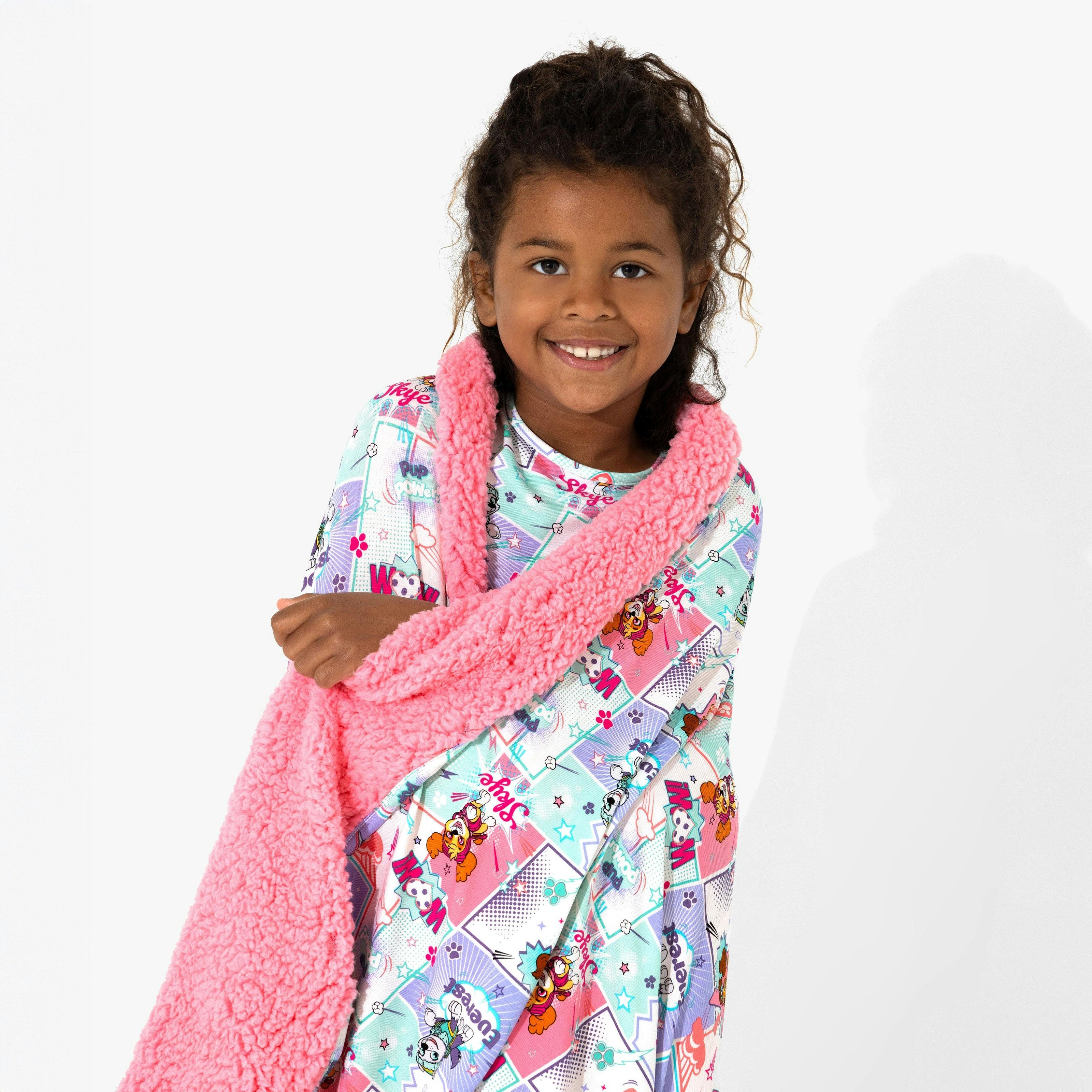 PAW Patrol: Comic Girl Pups Bamboo Sherpa Blanket