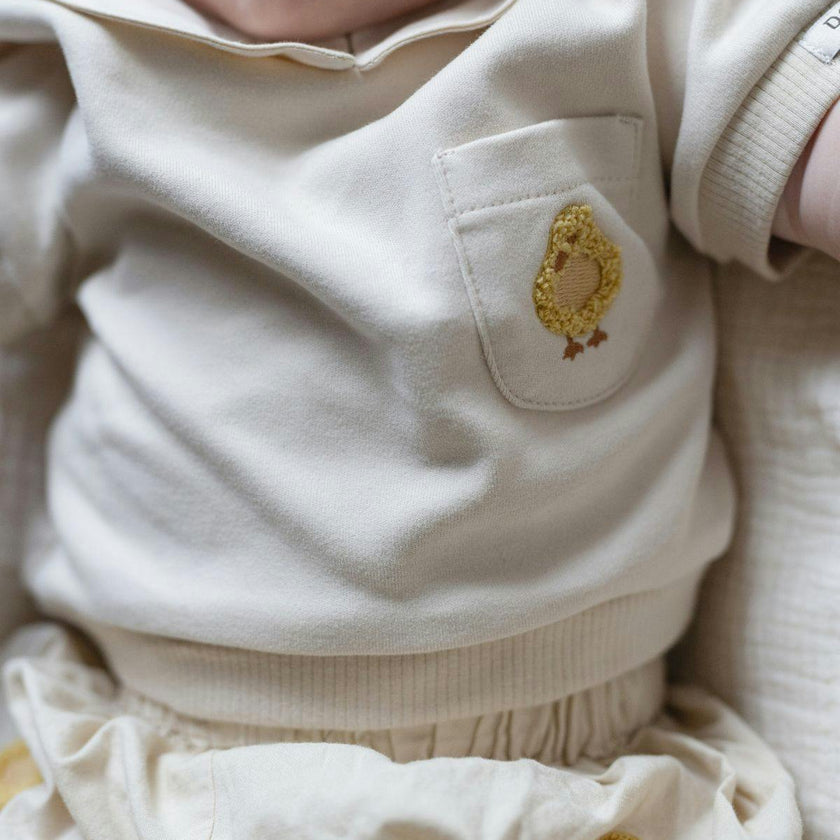 Dientje Sweater | Duckling | Macaroon
