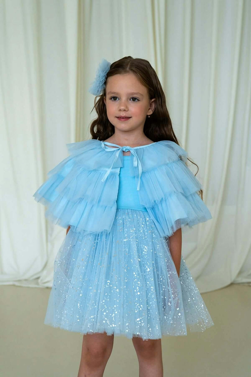 Sparkle Blue Dress Set