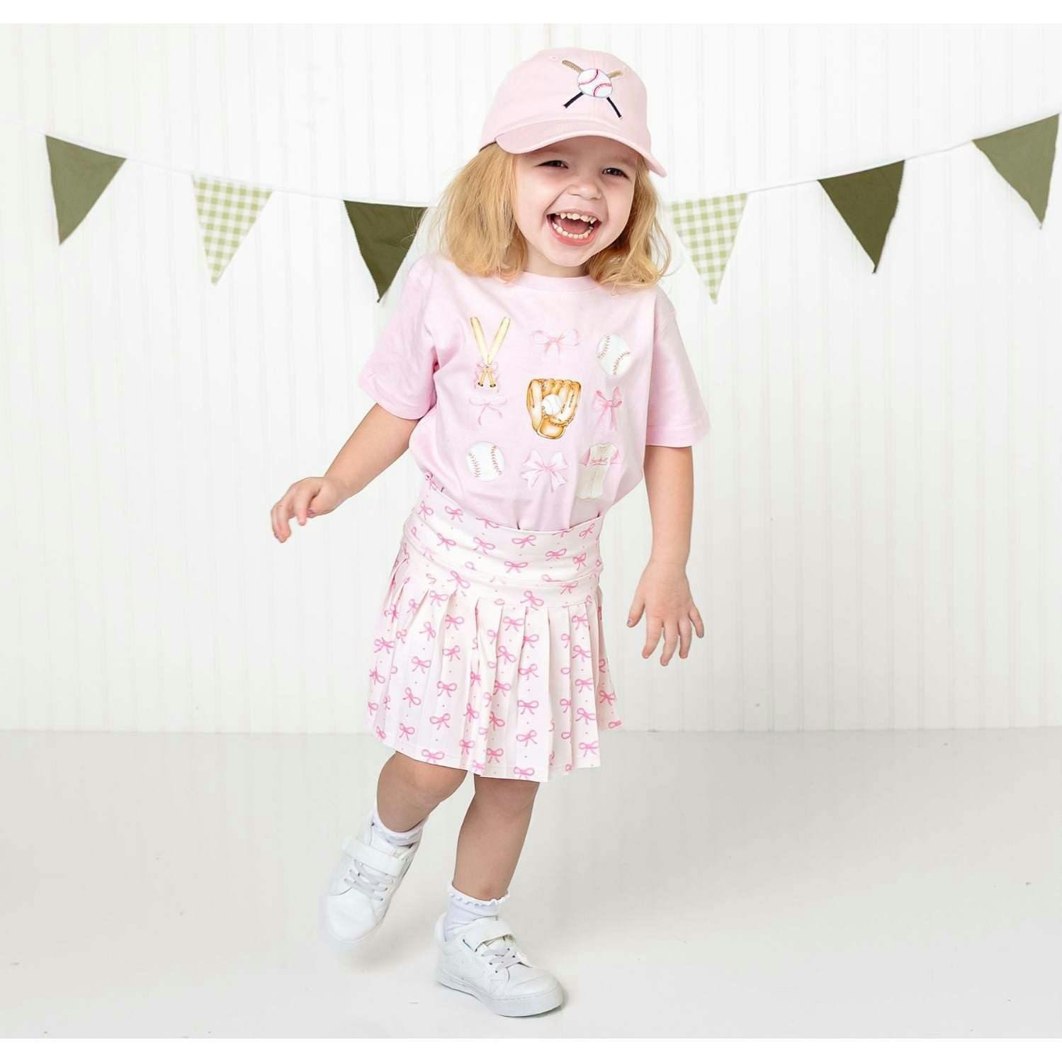 Baseball Cutie Short Sleeve T-Shirt - Ballet