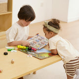 Adrian | Adjustable Wooden Toddler Table and 4 Chair Set