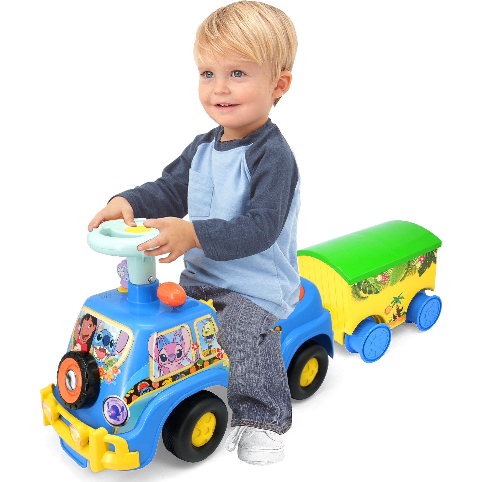 Light 'N' Sounds: Ride-On Camper & Trailer - Stitch