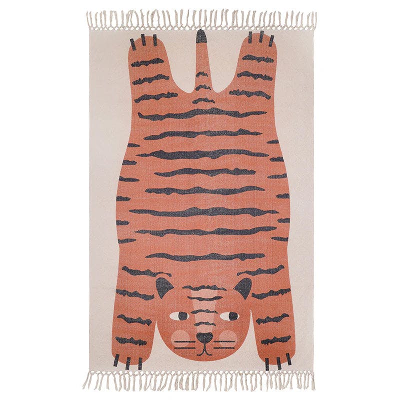 Dajala Tiger Tapestry Rug
