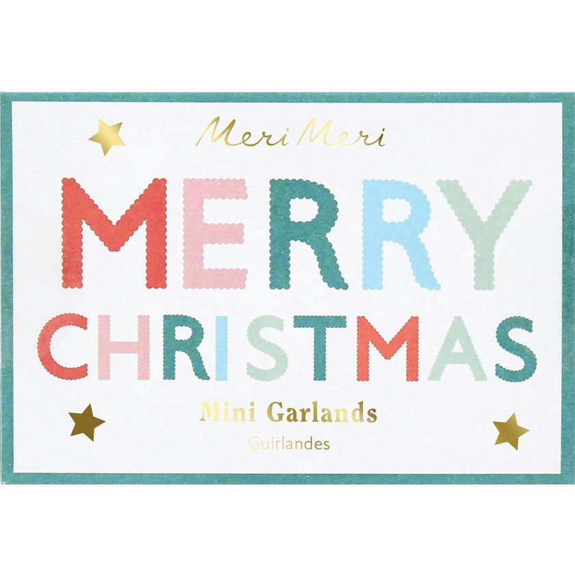 Merry Christmas Mini Matchbox Garlands
