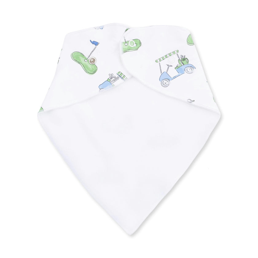 Golf Carts Blue - Bandana Bib