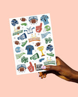 Football Tats - 60 temporary tattoos