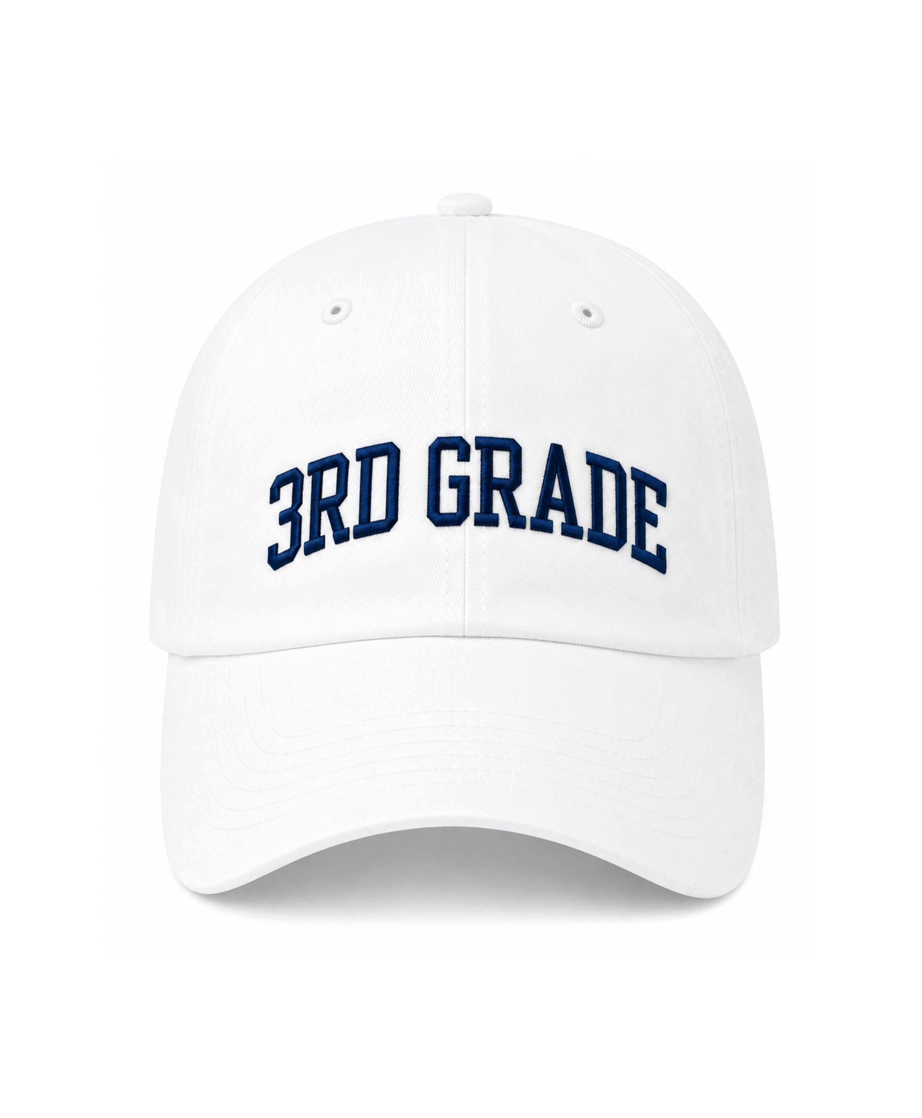 Back-to-School 3rd Grade Baseball Hat