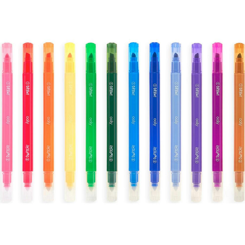 Switch-Eroo Color Changing Markers - Classic - Set of 12