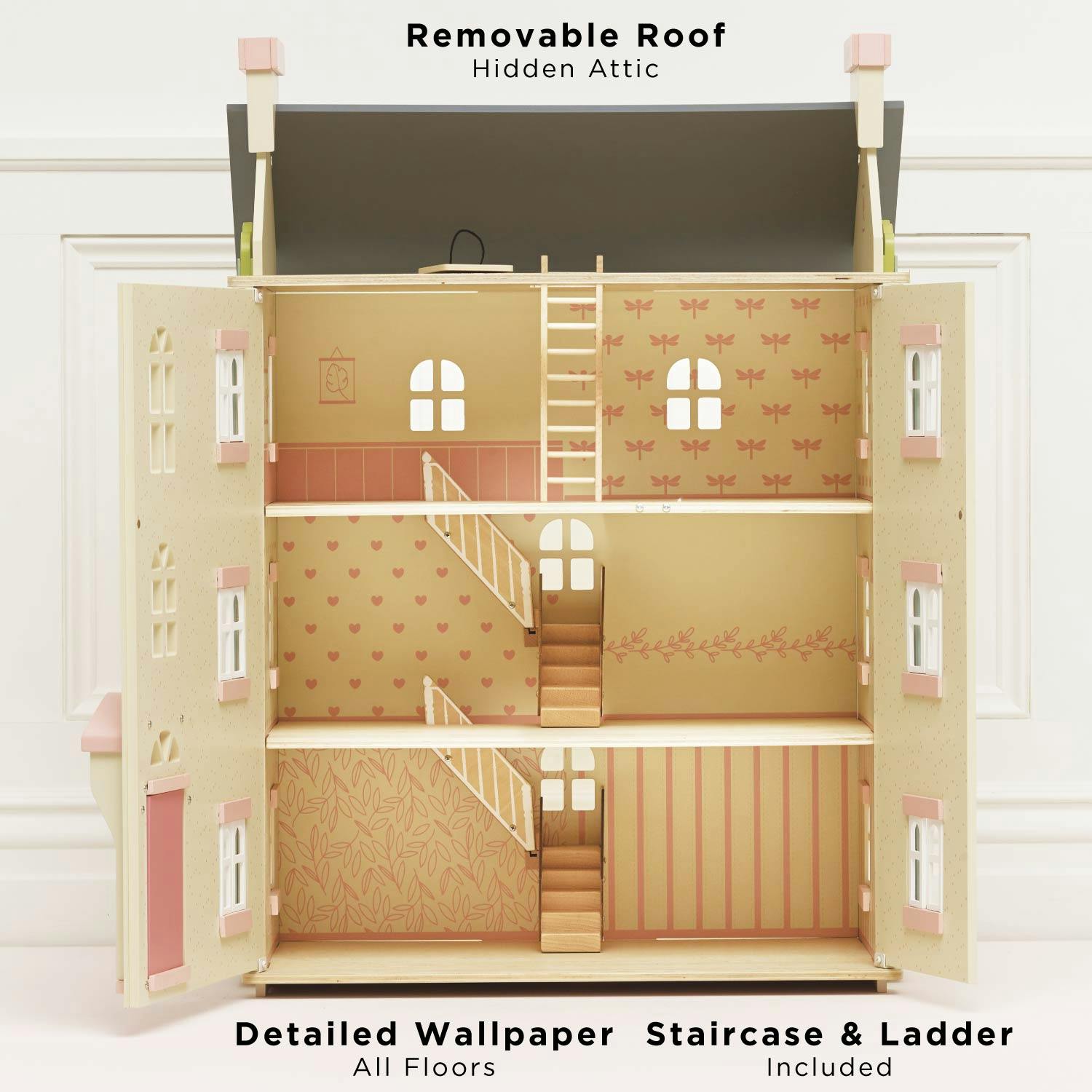 Cherry Tree Hall Wooden Dolls House – Maisonette