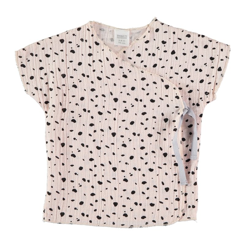 Splatter Print Kimono Top