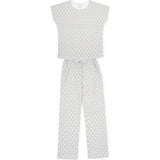 Marcia Women's Pajama Pant Set, Mod Holiday Pink