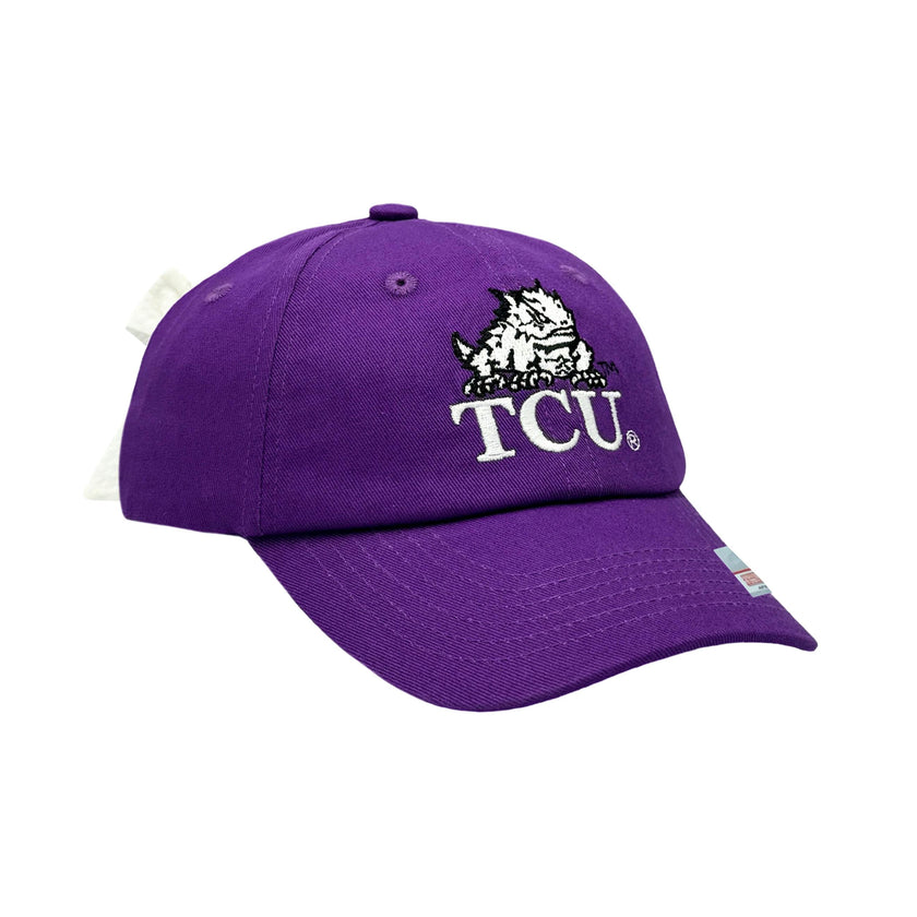 Officially Licensed TCU Bow Baseball Hat (Baby/Toddler)