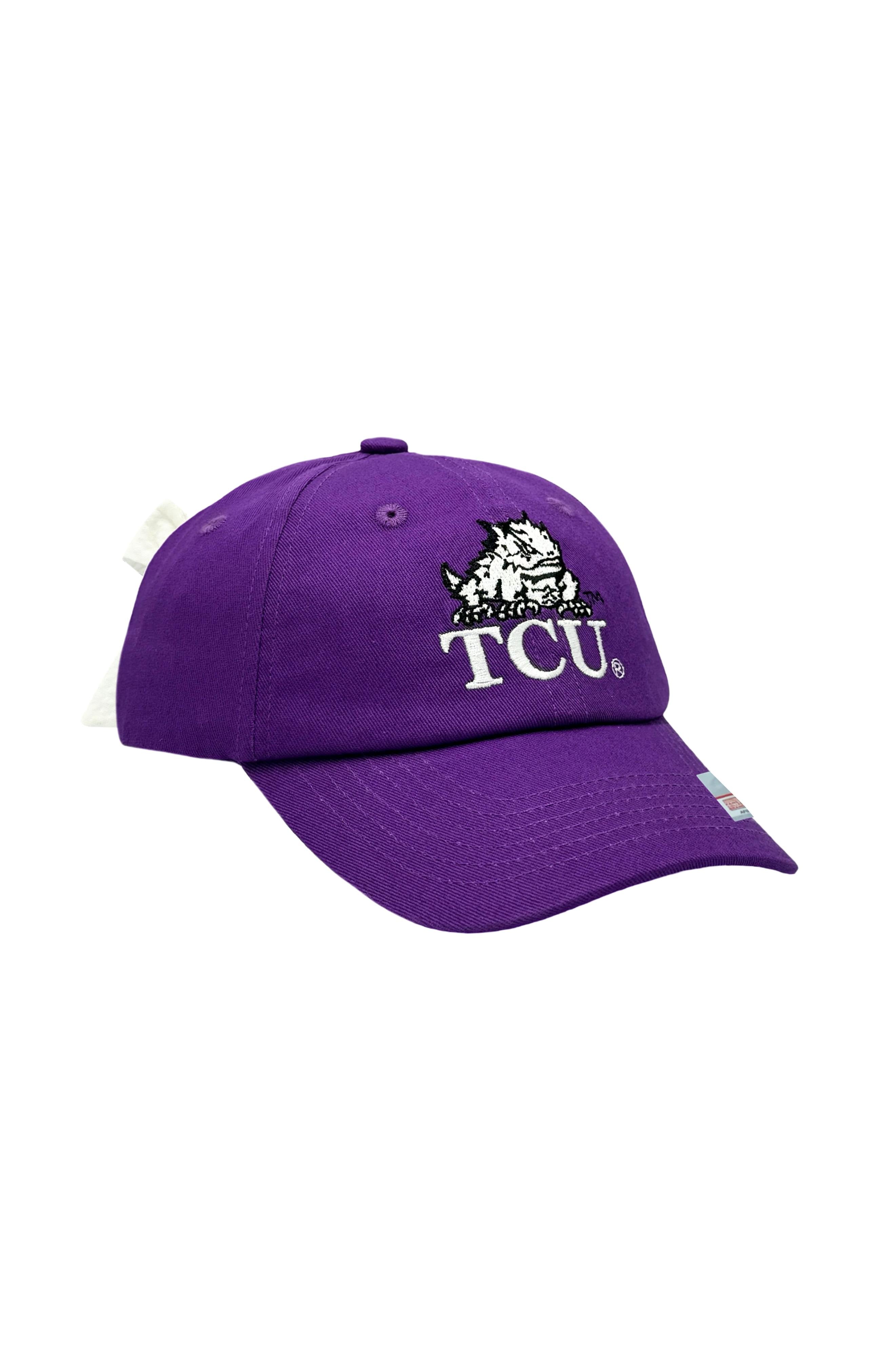 Officially Licensed TCU Bow Baseball Hat (Youth)