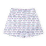 Margot Girls' Performance Skirt by LH Sport - Peace Love Butterflies Pink Multi