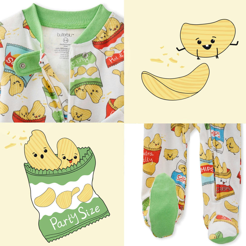 SCOUT Sleep & Play Baby Boys Pajamas