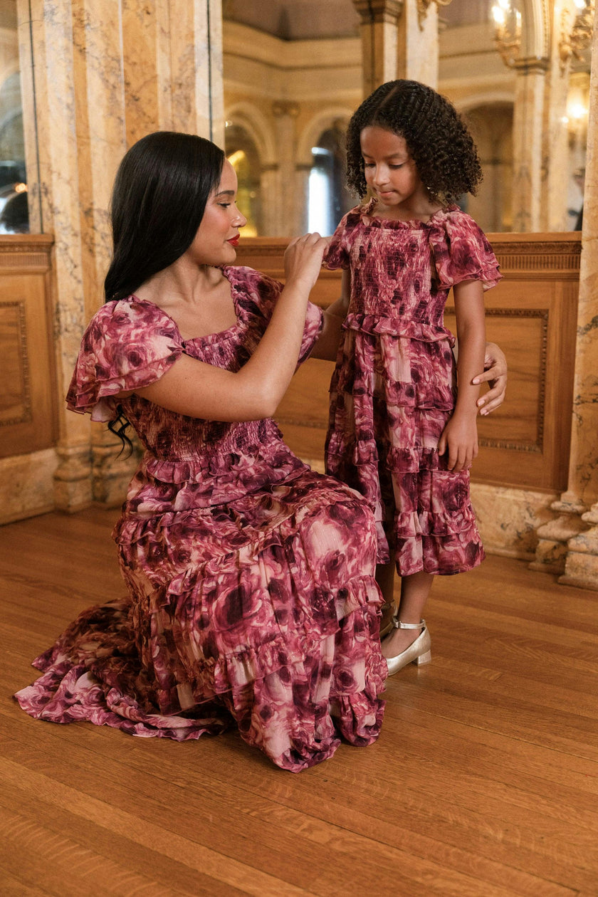 Winnie Dress in Dreamy Roses