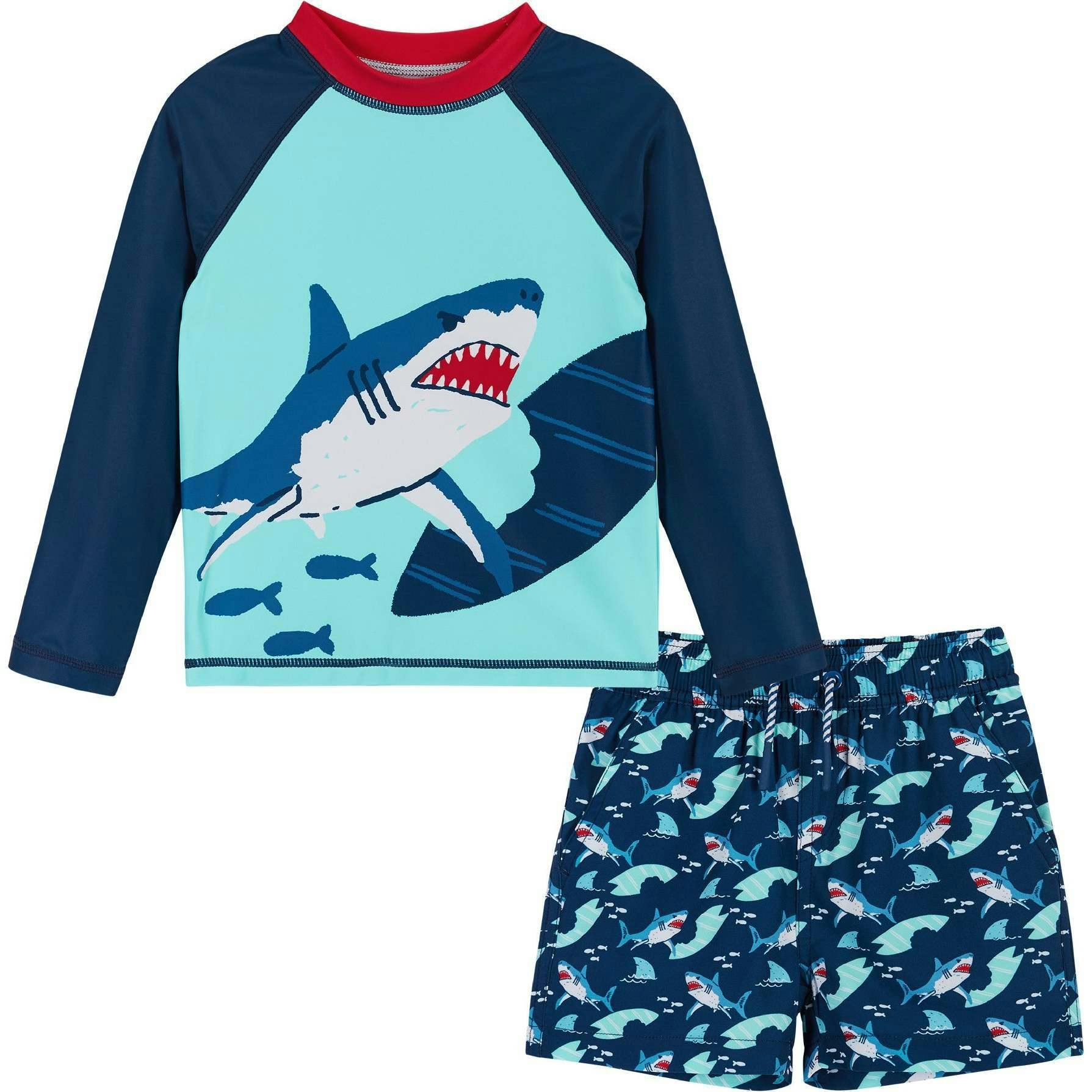 Raglan Rashguard and Boardshort Set