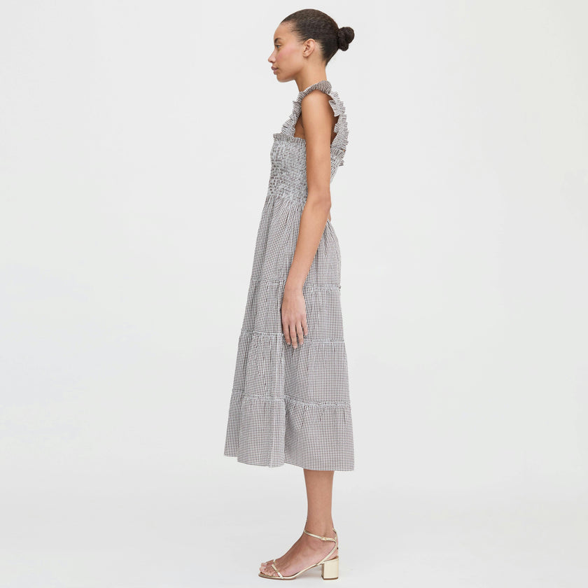 The Ellie Nap Dress - Chocolate Gingham