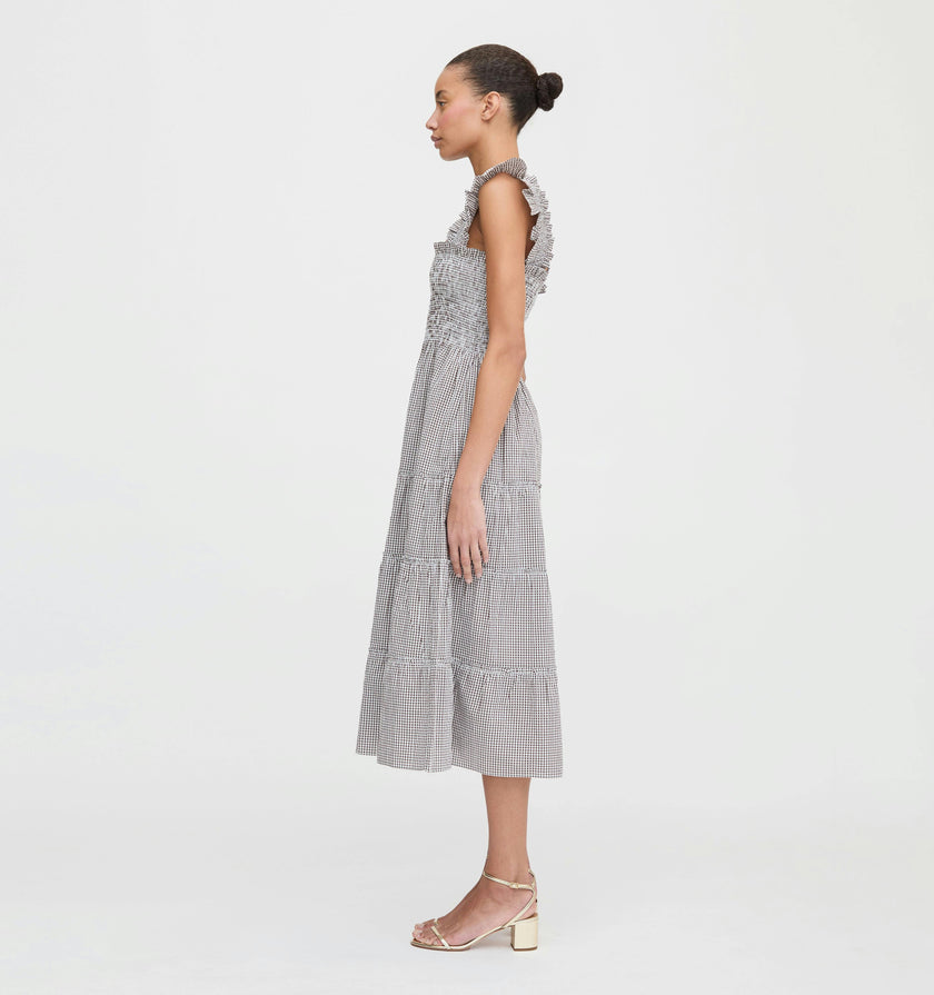 The Ellie Nap Dress - Chocolate Gingham