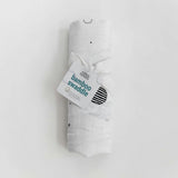 Hedgehogs and Mushrooms Bamboo Swaddle