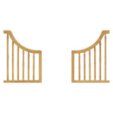 Liberty 4-in-1 Toddler Bed Conversion Kit in Honey