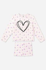 Simply Soft Long Sleeve Easy Tee & Tumble Short Lounge Set