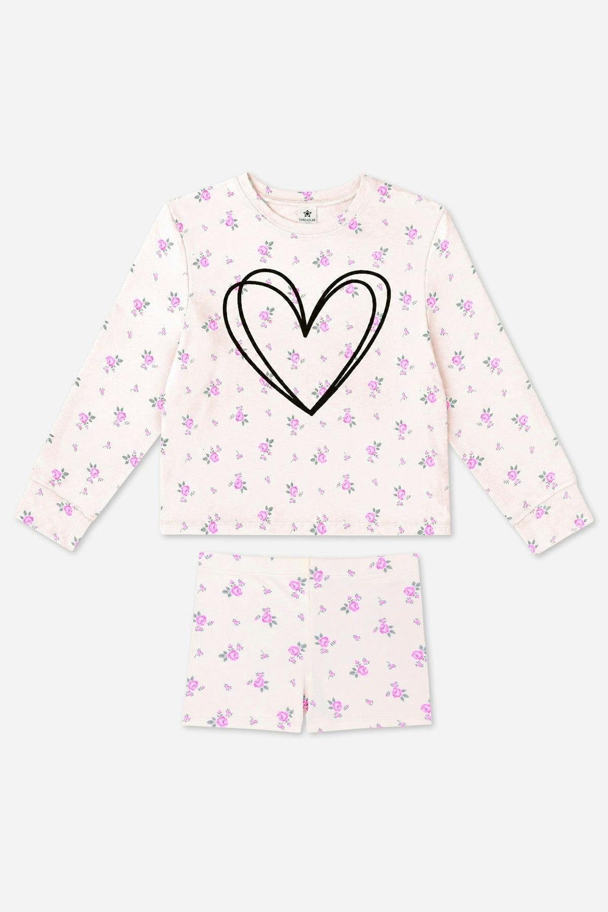 Simply Soft Long Sleeve Easy Tee & Tumble Short Lounge Set